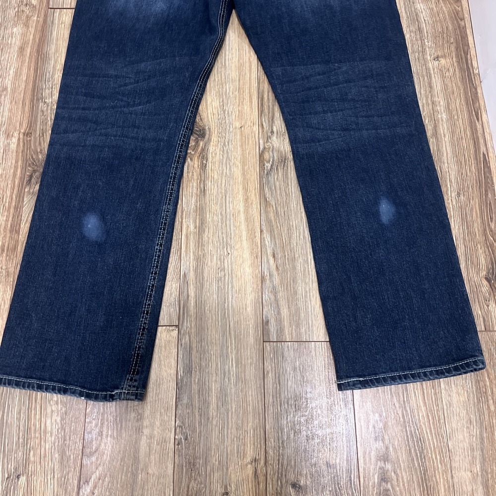 Rock & Republic Jeans Mens 38x32 Blue Rebellion Straight Leg Denim - Picture 13 of 13